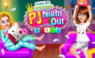 Image Crazy BFF Princess PJ Night Out Party